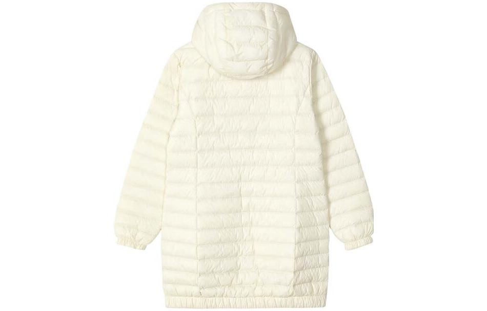 (WMNS) Skechers Long Down Jacket 'White' L421W018-00PS