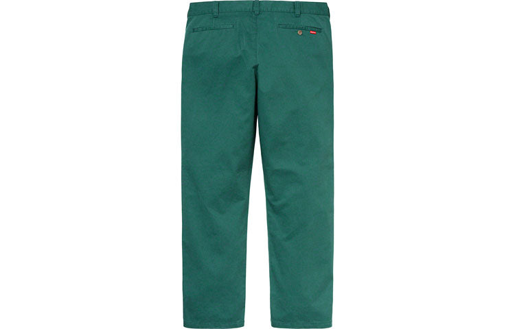 Supreme FW19 Week 1 Work Pant Long Pants Unisex Dark Green SUP-FW19-132