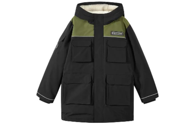 (GS) Skechers Casual Color-block Jacket 'Beige Black' L422B005