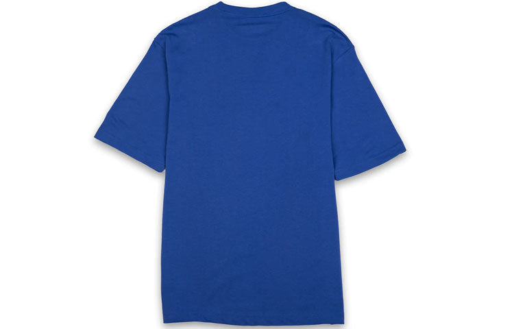 Air Jordan Embroidered Round Neck Sports Short Sleeve T-Shirt Men's Blue DO6098-432