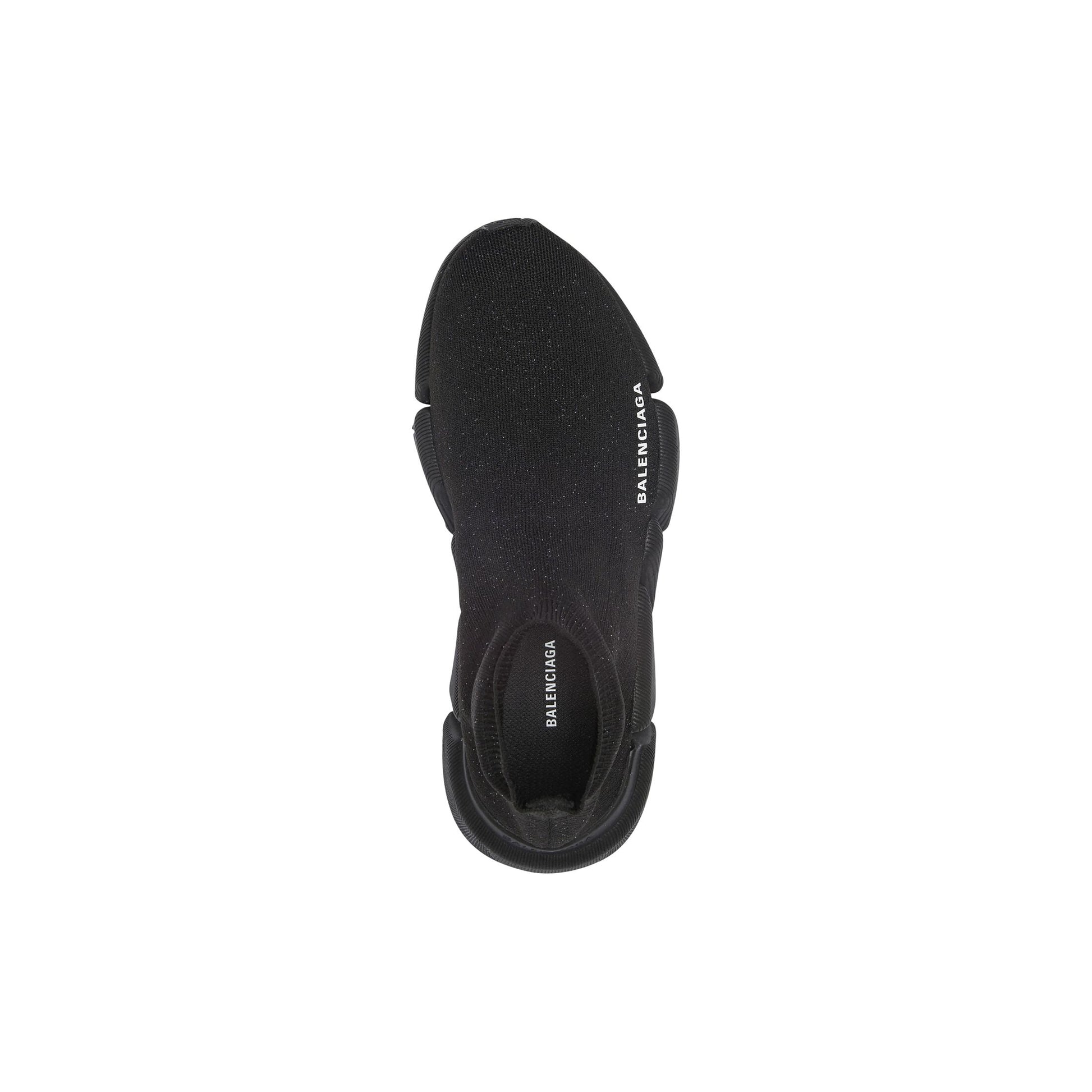 (WMNS) Balenciaga Speed 2.0 Sneakers 'Black Shiny Knit with Black Sole Unit' 636833W2AF31000
