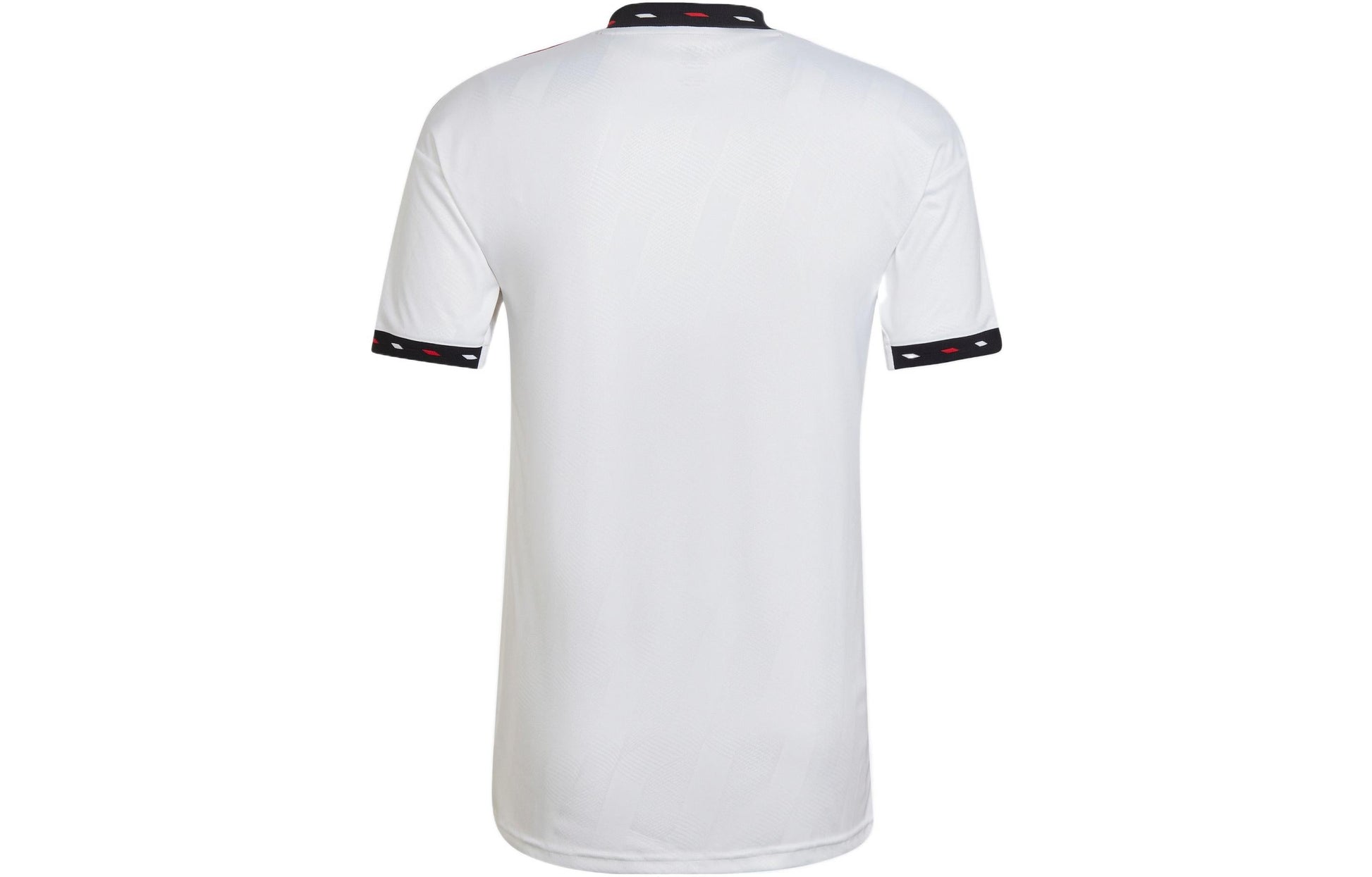 adidas Manchester United Fan Edition Soccer/Football V neck Stripe Logo Short Sleeve White H13880
