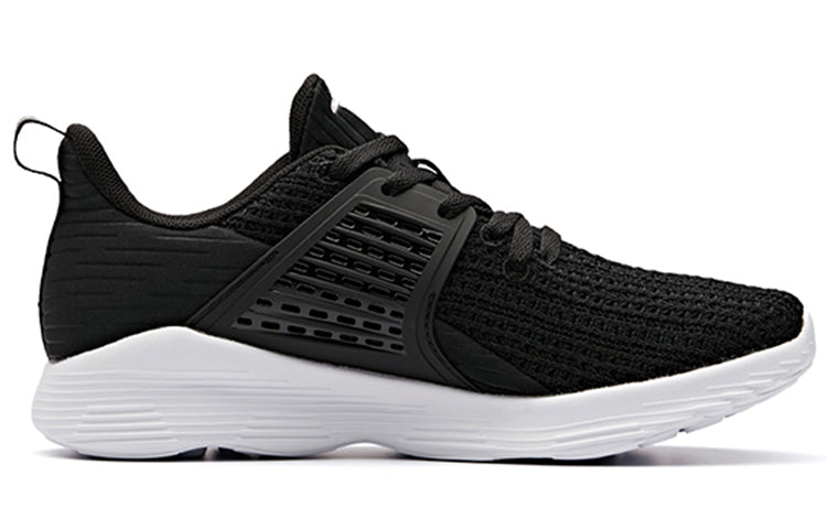 (WMNS) ANTA Running Series Sneakers 'Black White' 12835565-3