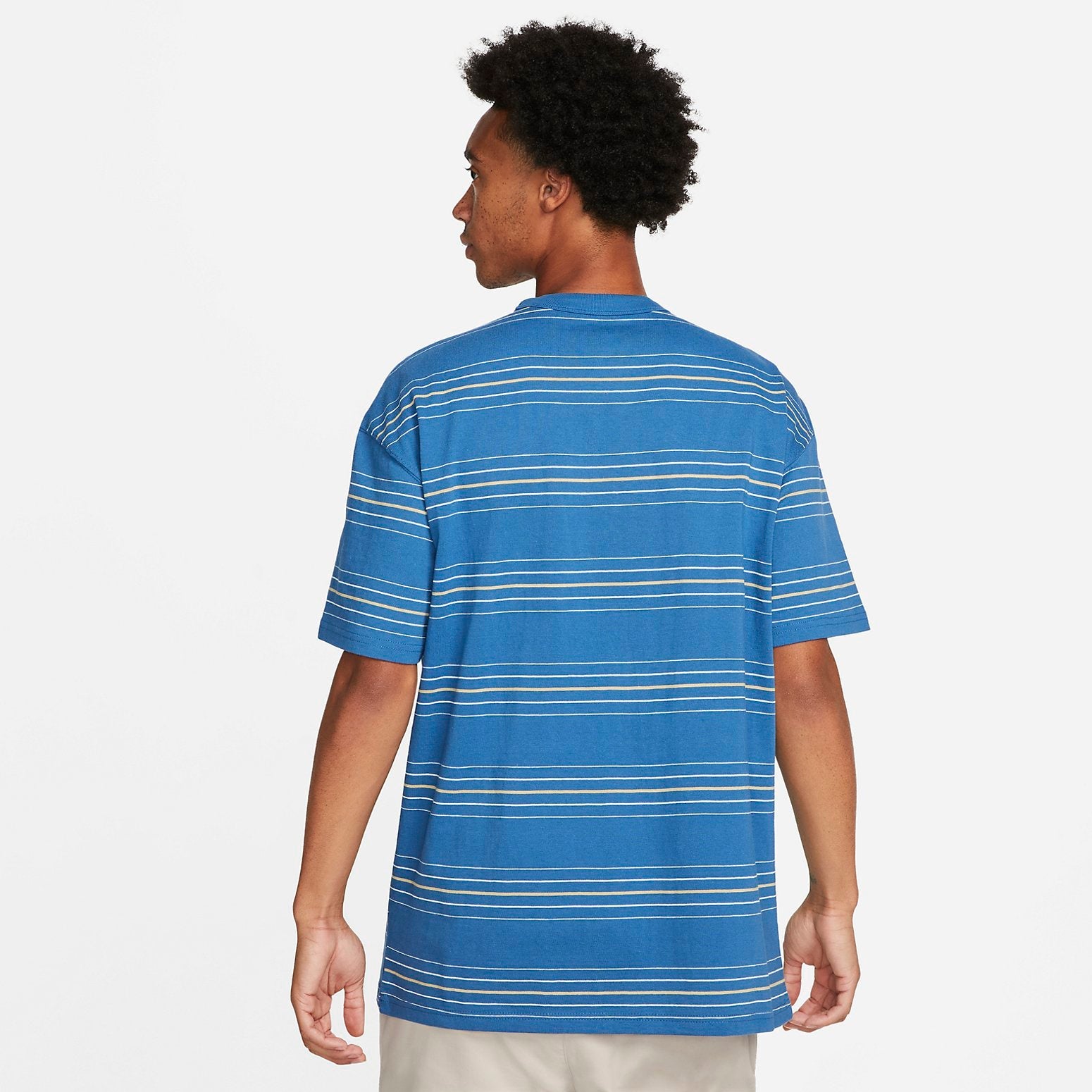 Nike Striped T-Shirt 'Blue' DQ1116-407