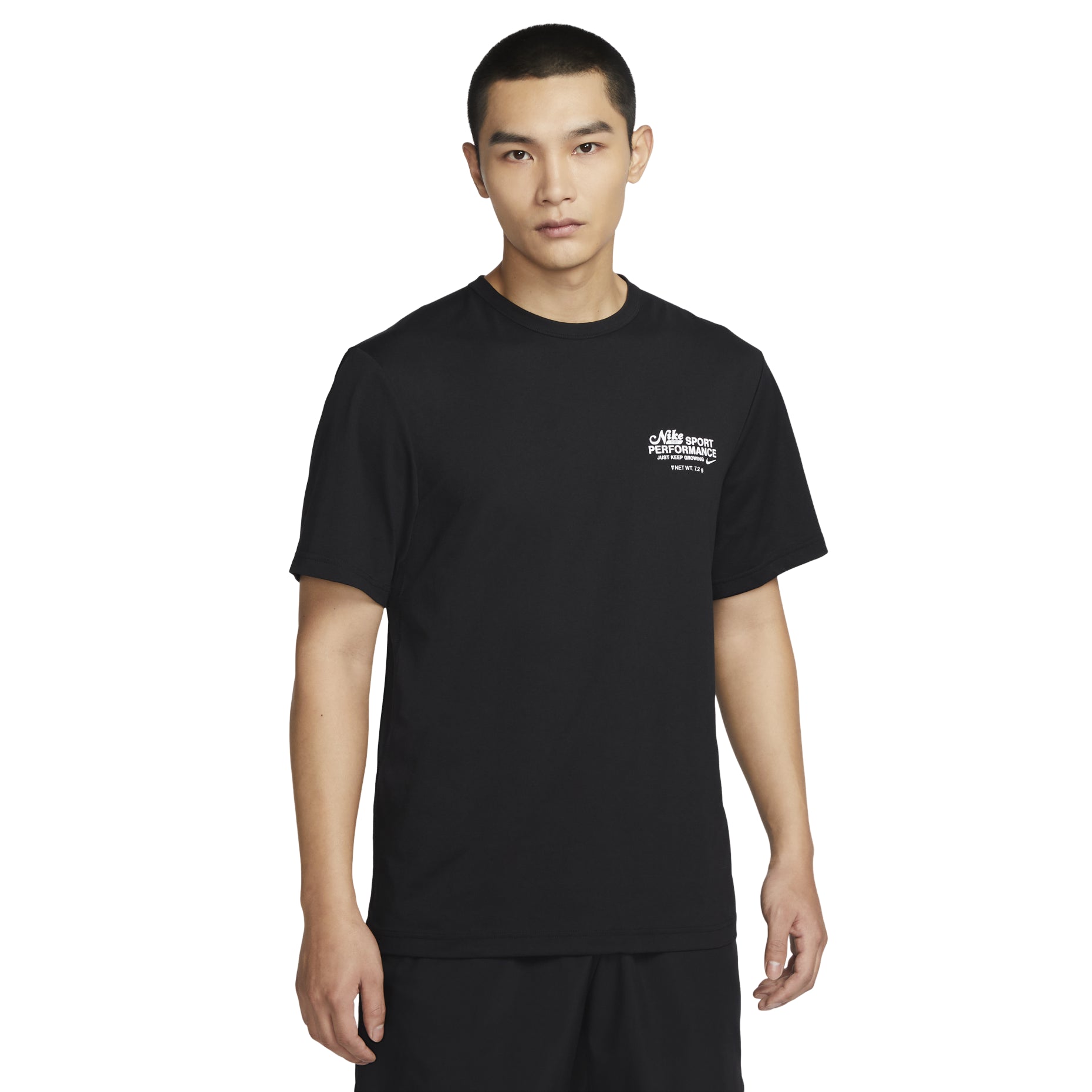 Nike Dri-Fit UV Hyverse Fitness T-Shirt 'Black' FN3280-010