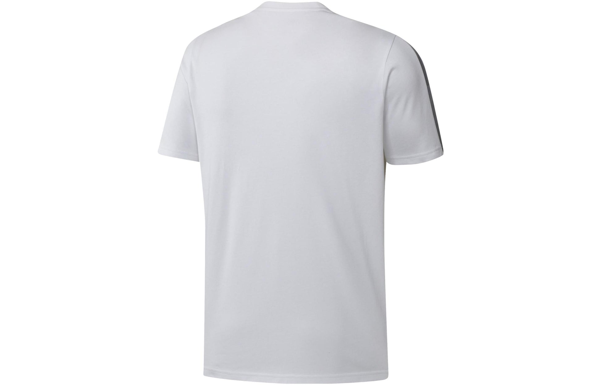adidas Solid Color Stripe Logo Printing Short Sleeve White GK9431