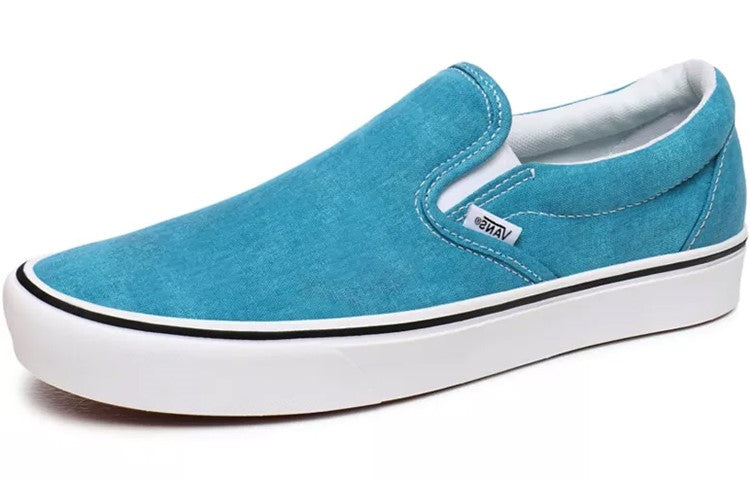 Vans Washed Canvas Comfycush Slip-On Blue VN0A3WMDWXQ