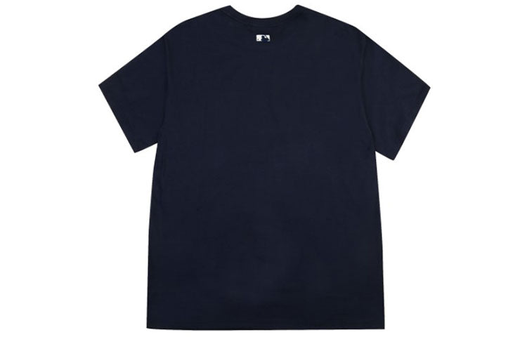 MLB Short Sleeve Retro Series Unisex Navy Blue 31TSMR031-07N