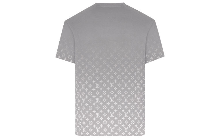 LOUIS VUITTON LV Monogram Gradient Short Sleeve For Men Grey 1A8FGU