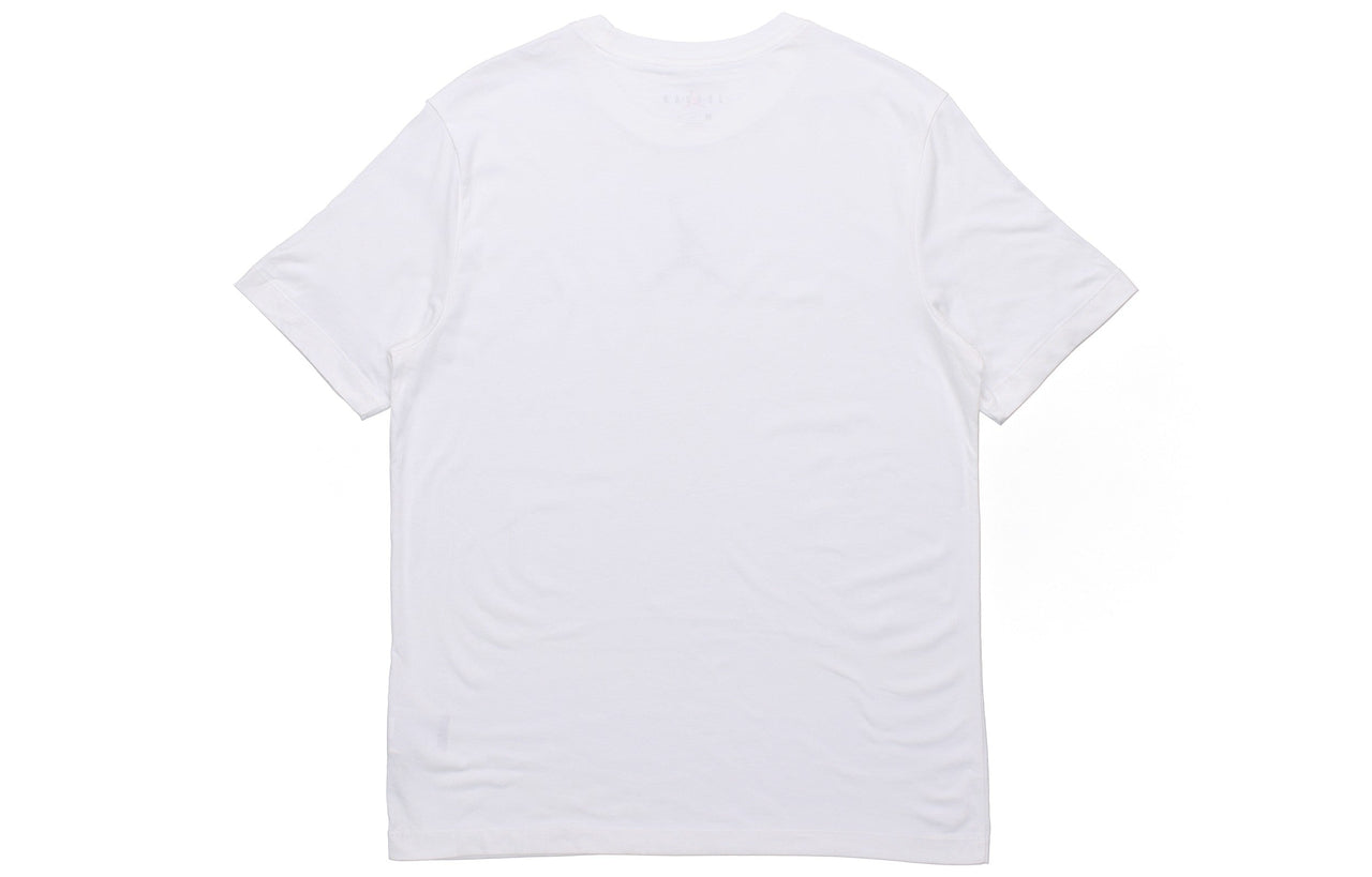Air Jordan Athleisure Casual Sports Basketball Short Sleeve White BQ6741-100