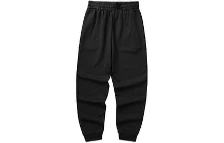 (WMNS) Skechers logo printed Woven Pants 'Black' L322W060-0018