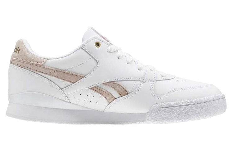 Reebok Phase 1 Pro Non Slip Wear Resistant Sneakers White/Pink CN3853