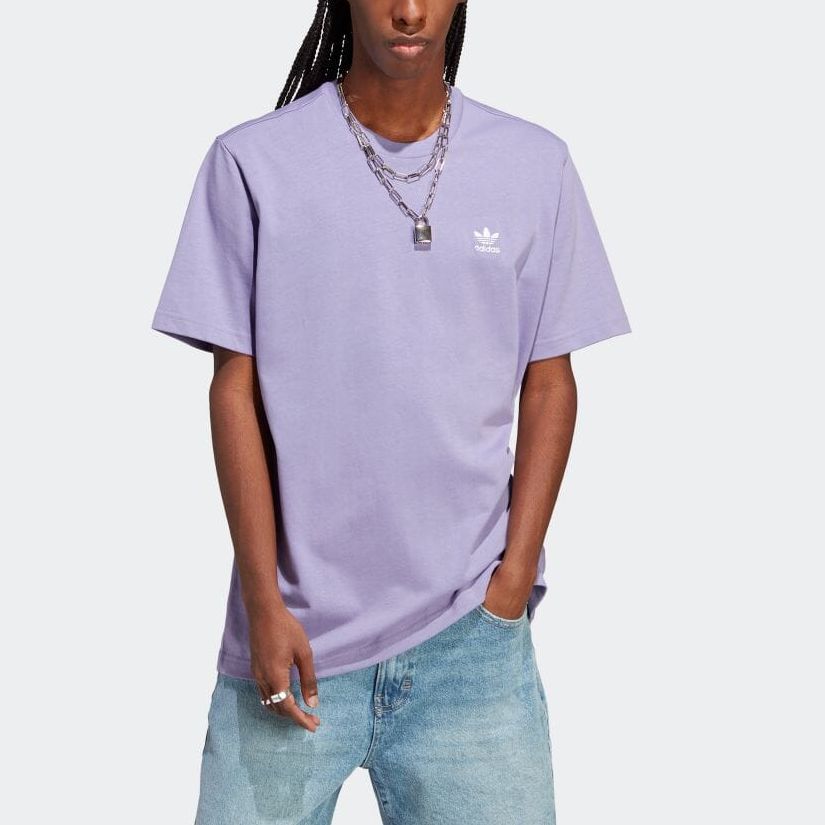 adidas Adicolor Classics Back And Front Trefoil Boxy T-shirt Asia Sizing 'Magic Lilac' IA4838