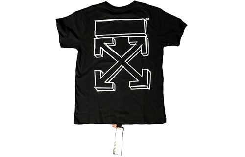 Off-White Sketch 3D Basic Short Sleeve Tee 'Black White' OW-18SS-010