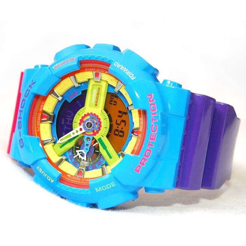 CASIO G-Shock Analog-Digital 'Blue' GA-110F-2
