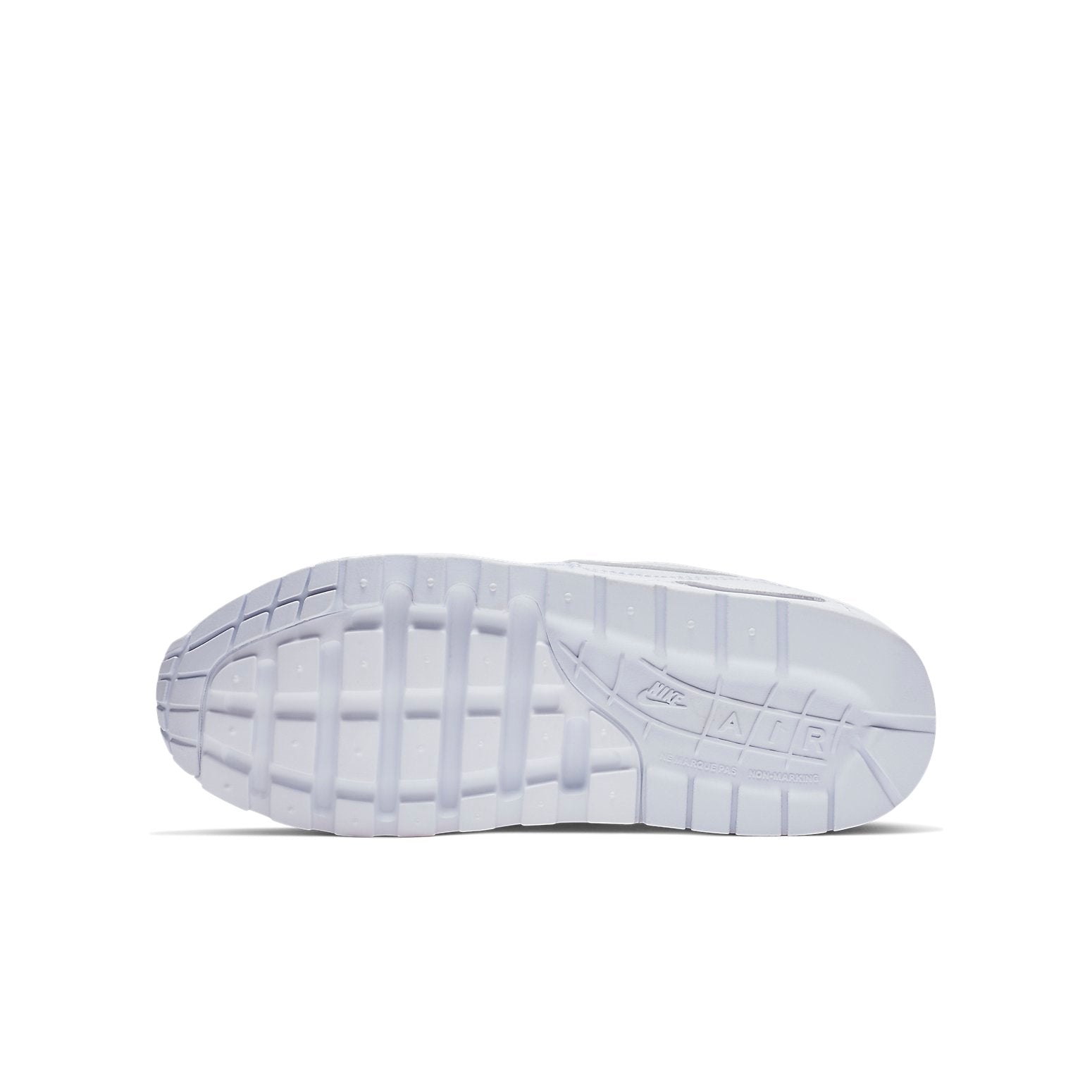 (GS) Nike Air Max 1 'White Grey' 807605-105