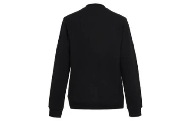 Men's KENZO Cotton Embroidered Pattern Pullover Long Sleeves Black F96-5SW009-4XG-99