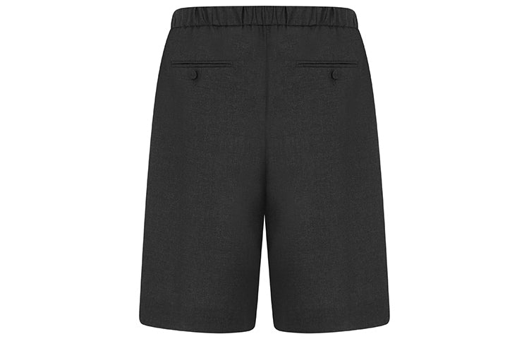 Off-White SS21 Solid Color Large Shorts Loose Fit Gray OMCB049S21FAB0020600