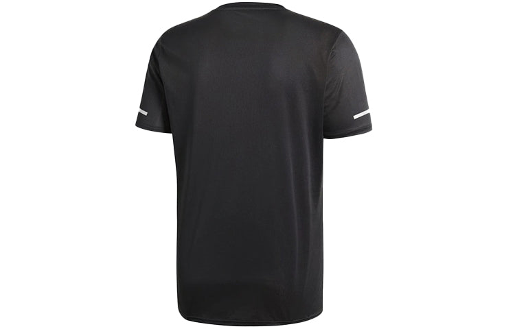 adidas Run Tee M CG Running Sports Round Neck Short Sleeve Black CG1953