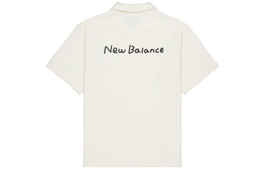 New Balance Skateboard Graphic Polo Shirt Asia Sizing 'Ivory' NFE27011-IV
