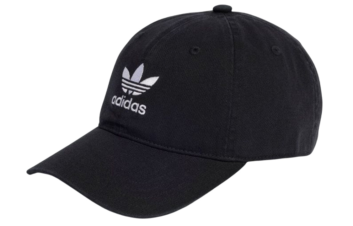 adidas Adicolor Classics Trefoil Stonewashed Baseball Cap 'Black' IB9990