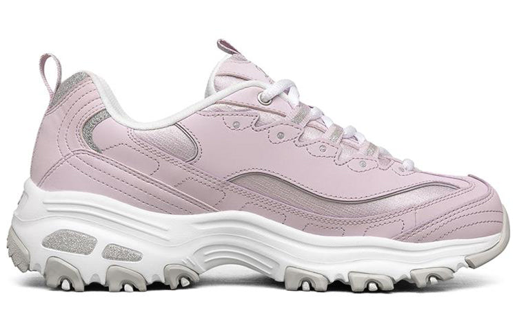 (WMNS) Skechers D'Lites 1.0 Low-Top Running Shoes Pink/Red 149239-LVPK