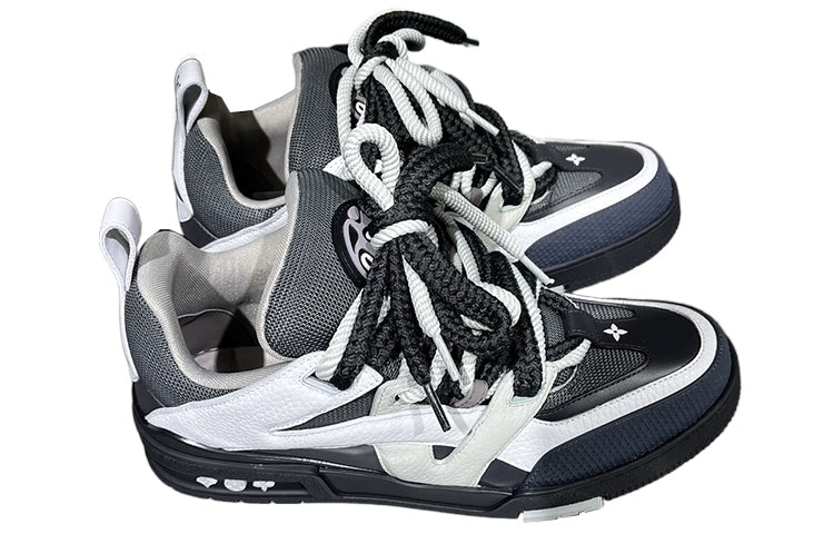 LOUIS VUITTON Skate Sneakers 'Grey Black' 1ABZ48