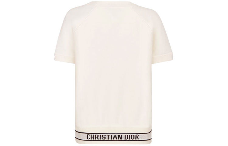 DIOR SS21 Cotton Printing Short Sleeve White 113S05A4030-X0827