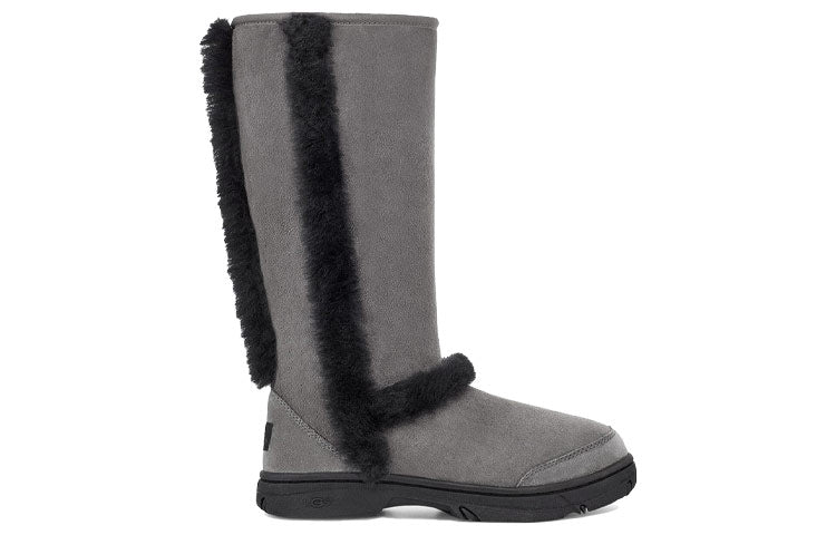 (WMNS) UGG Sunburst Tall Black Gray 5218-GRB