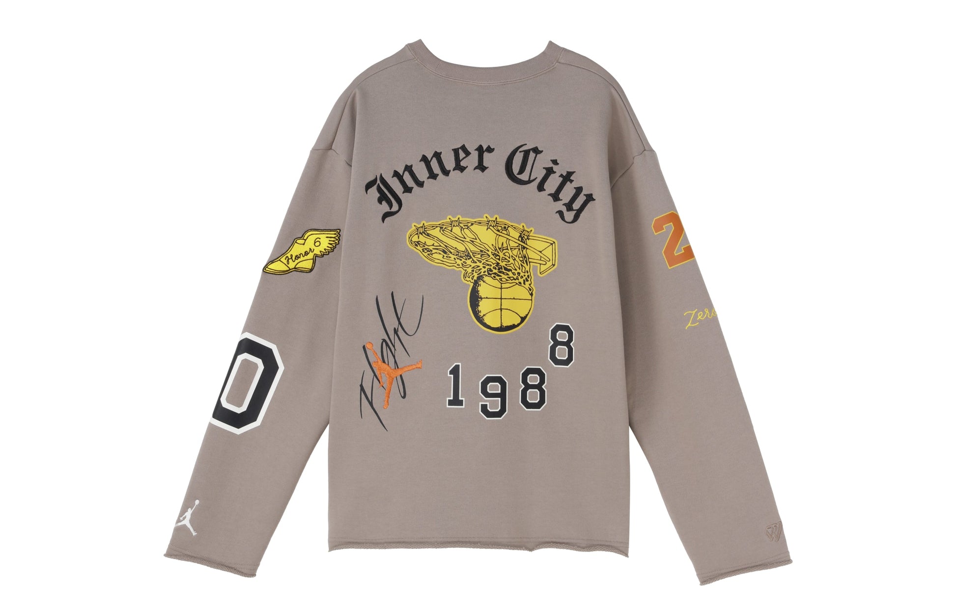 Nike Long Sleeves Cotton Sweatshirts x HTG 'Brown Beige' DX6240-087