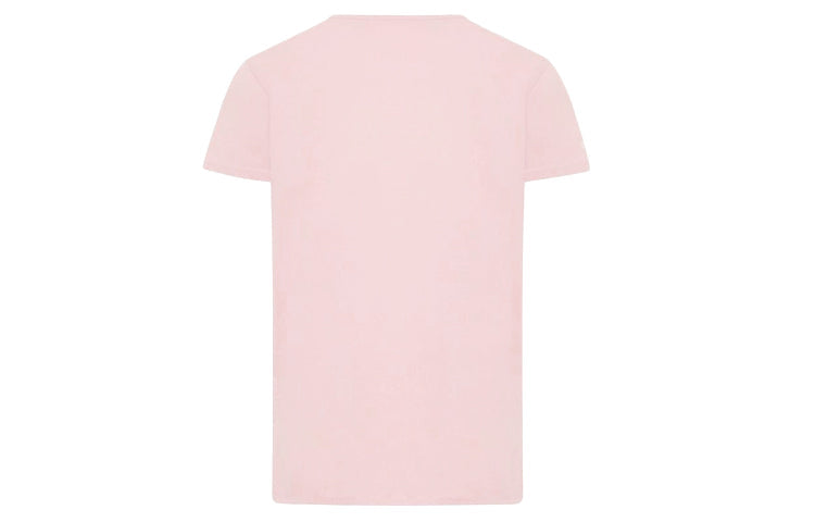 Men's HERON PRESTON SS20 Black White Printing Logo Short Sleeve Pink HMAA011S209140222788