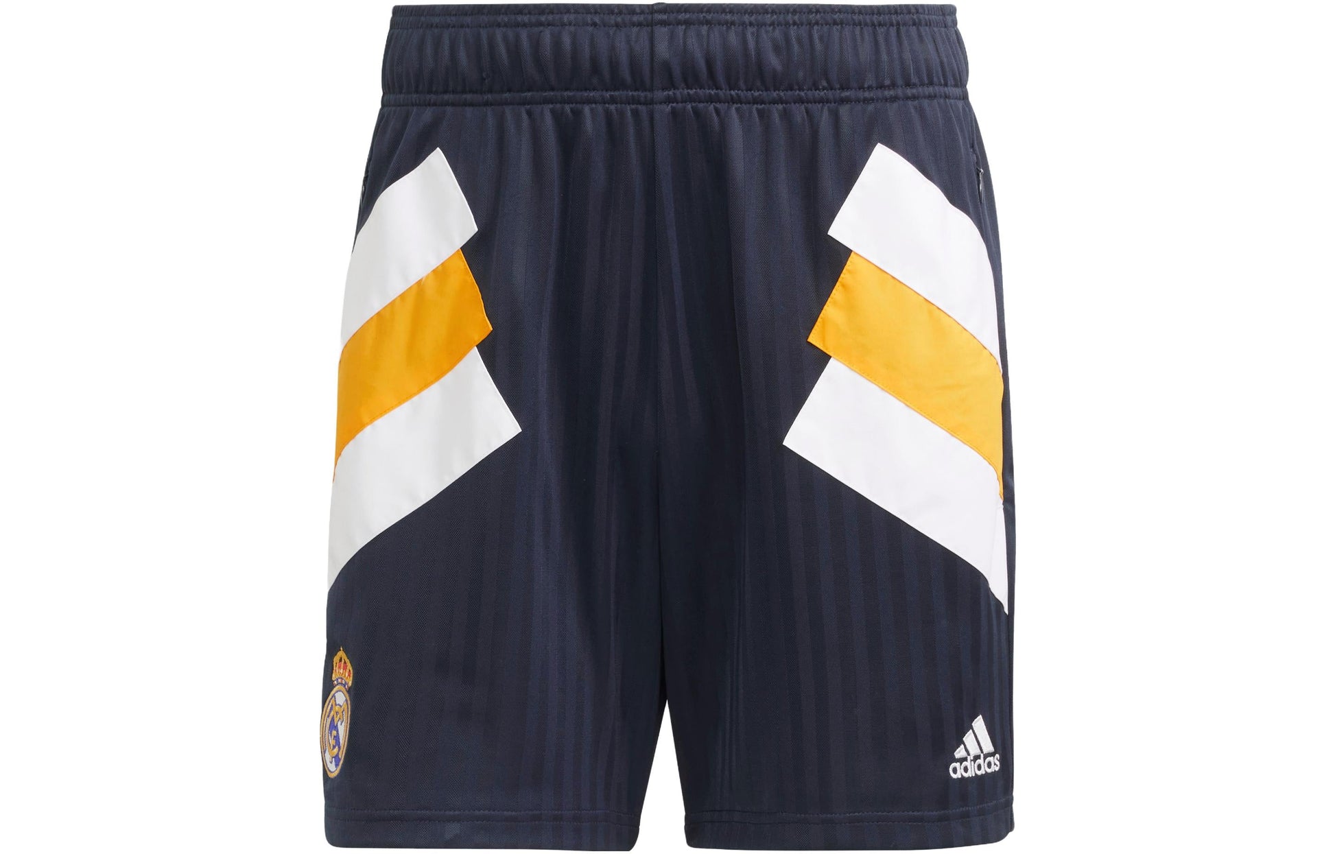 adidas Real Madrid Icon Shorts Asia Sizing 'Dark Navy' HT6457