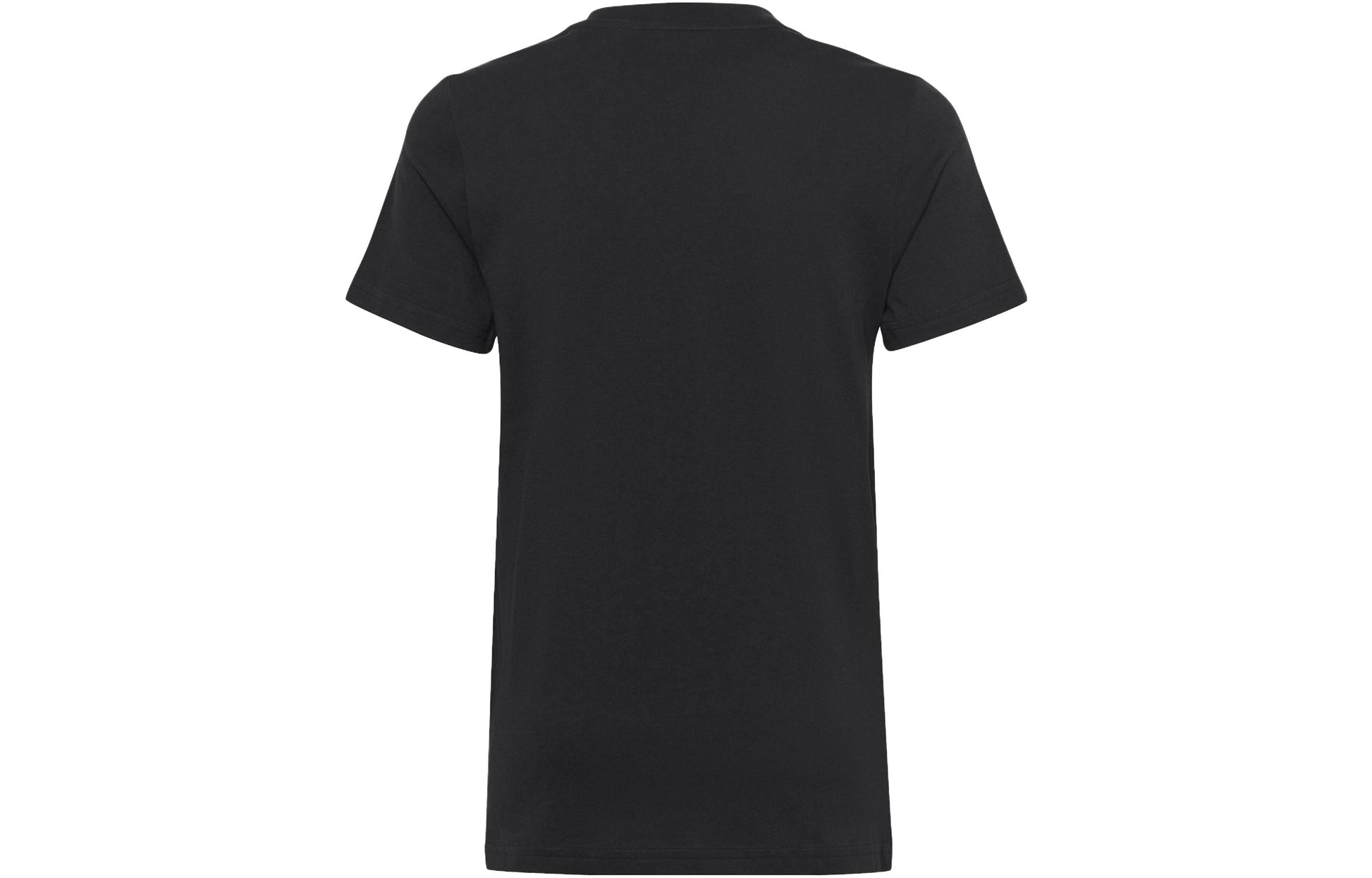 (GS) adidas Essentials Big Logo Cotton Slim T-Shirt Asia Sizing 'Black White' IC9959
