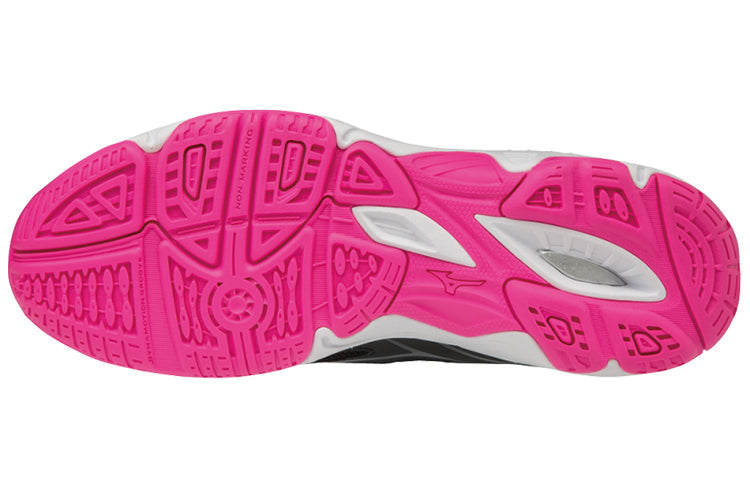 Mizuno Wave Ghost Low Tops Wear-resistant Shoe Black Pink X1GB178092