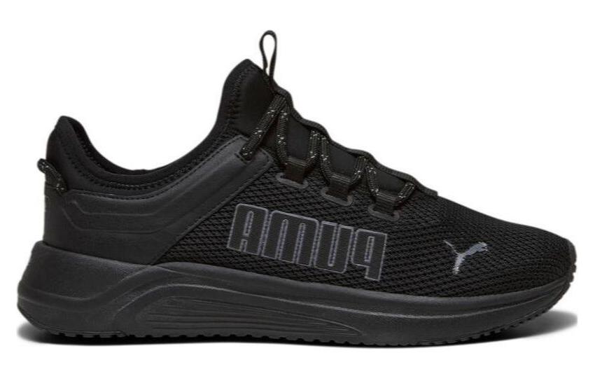 PUMA Softride Astro Slip-On 'Black Cool Dark Grey' 378799-01