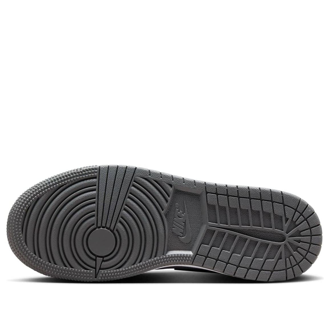 (GS) Air Jordan 1 Mid 'Black White Iron Grey' DQ8423-001