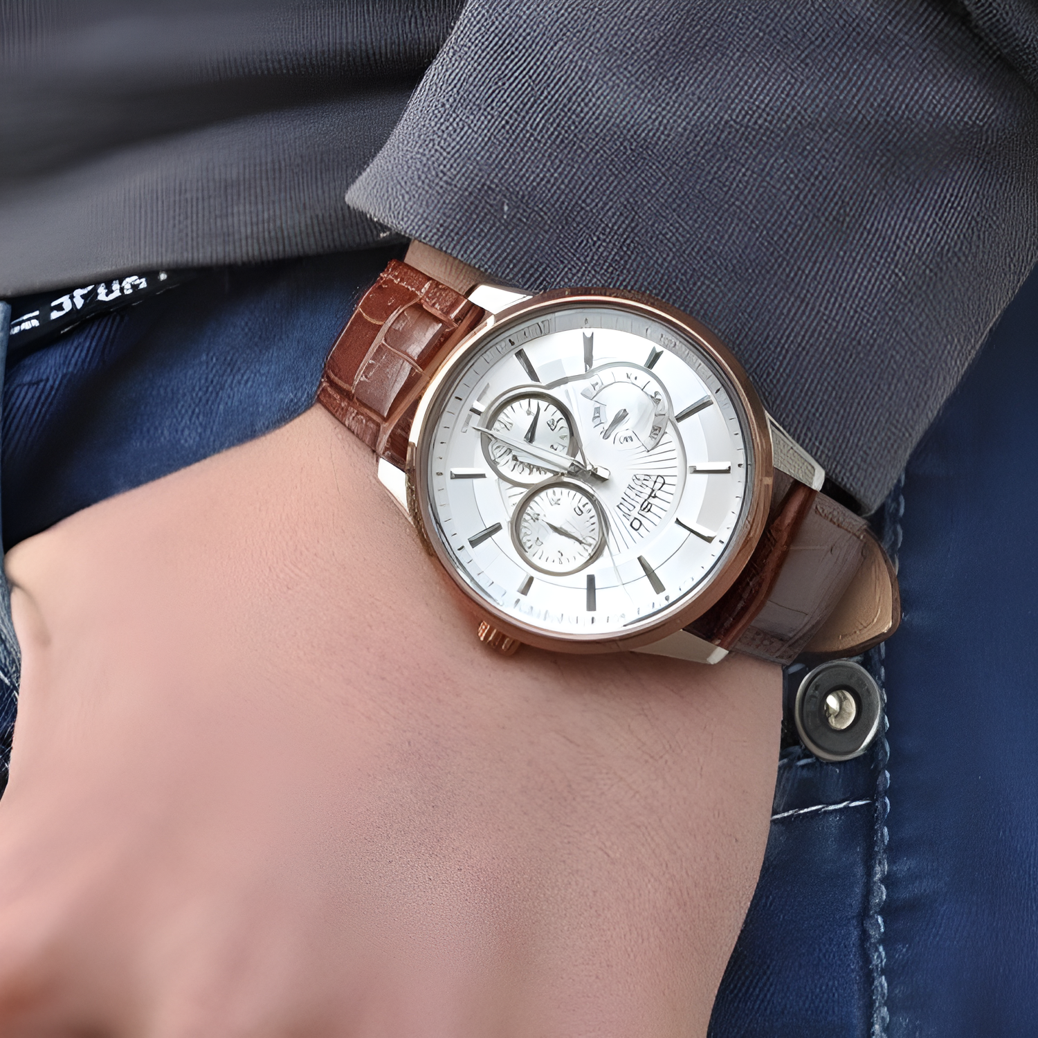 Men's CASIO Fashion Casual Quartz Watch Stainless Steel Strap Mens BEM-302L-7A