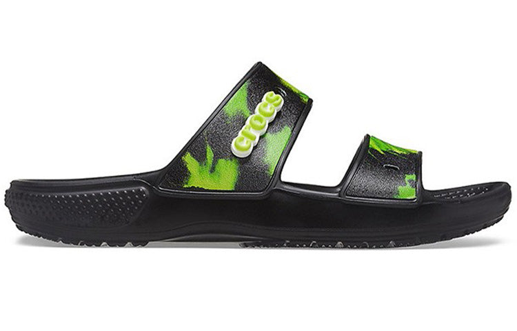Crocs Soft Sole Shoe Black Green Unisex 'Black Green' 207283-0GU