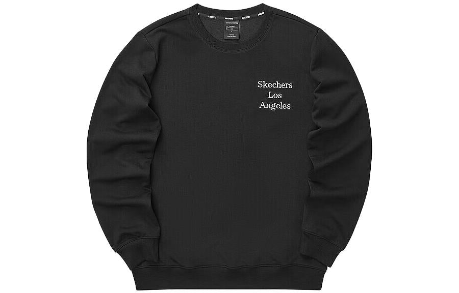 Skechers Letter Printed Sweater 'Black White' L421U159-0018