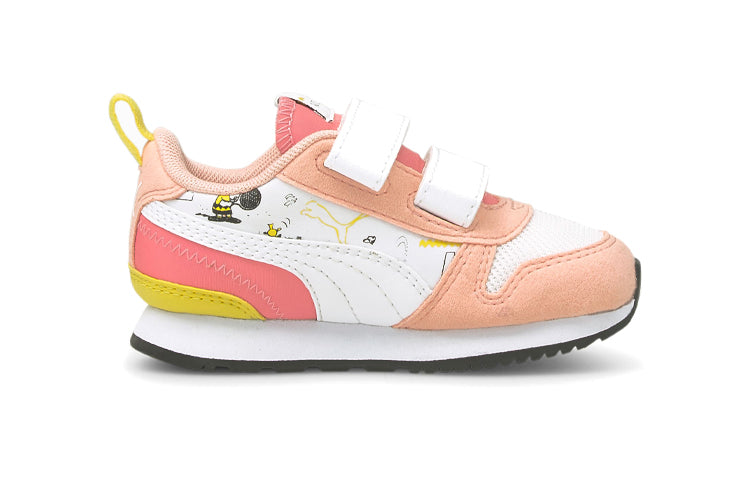 (TD) PUMA Peanuts x R78 'Snoopy, Woodstock and Charlie Brown - Apricot Blush' 375744-02
