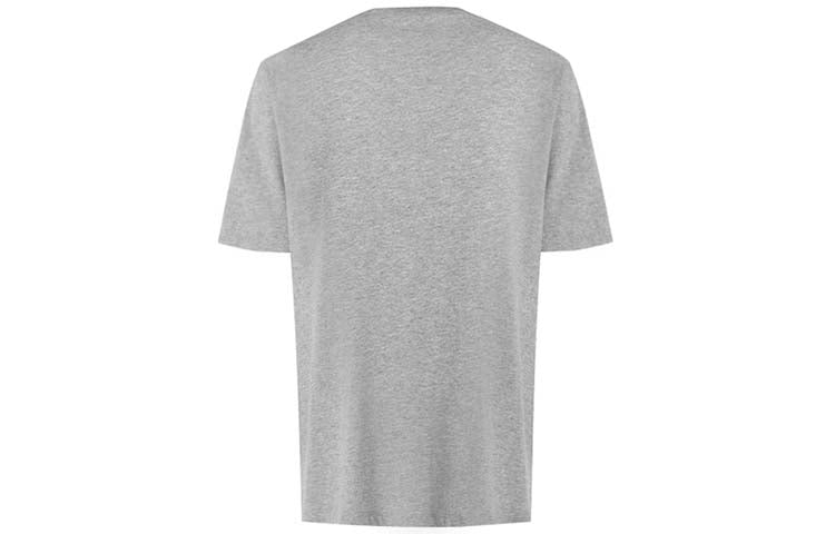 Men's Burberry Round Neck Short Sleeve Gray 80078291