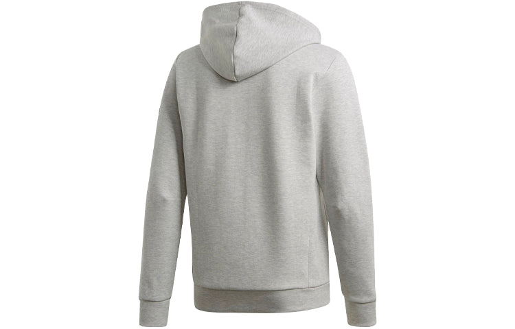 Men's adidas Zipper Hooded Track Jacket Gray DX7658