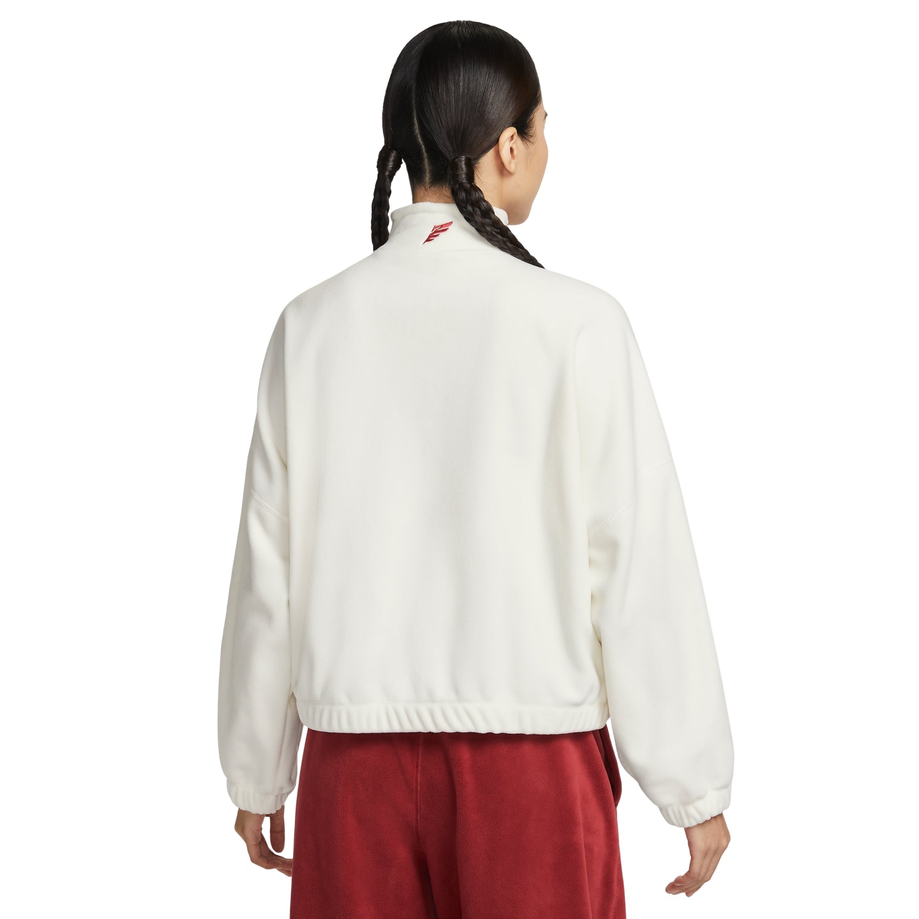 (WMNS) Nike CNY Oversized Therma-FIT 1/2-Zip Fleece Top 'Sail' IQ3836-133