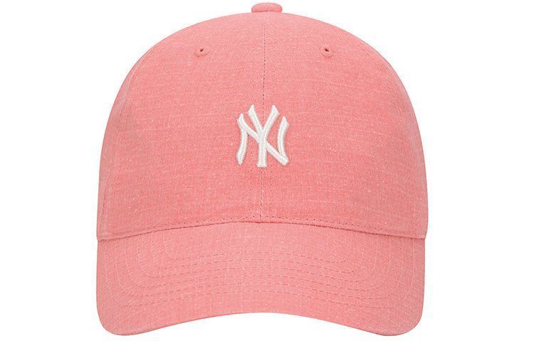 MLB NY Small Label Cap Baseball Cap Pink White 32CPCE011-50P