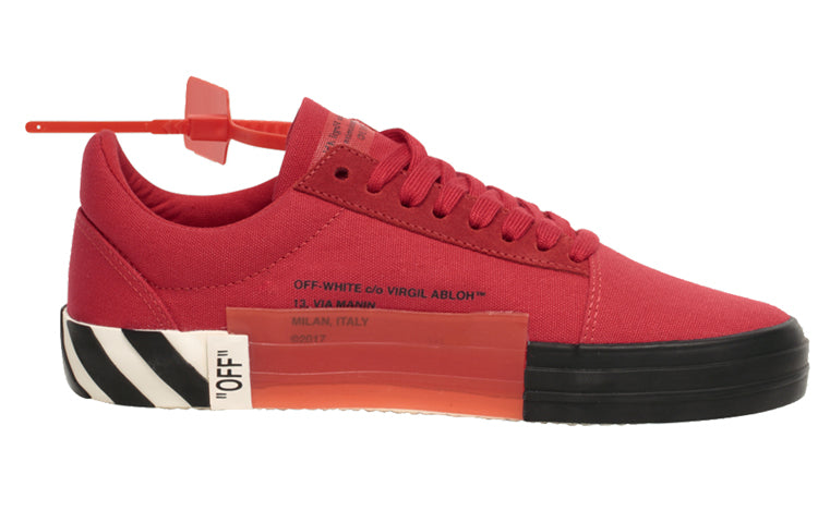 Off-White Vulc Low Top 'Red' OMIA085R198000162000
