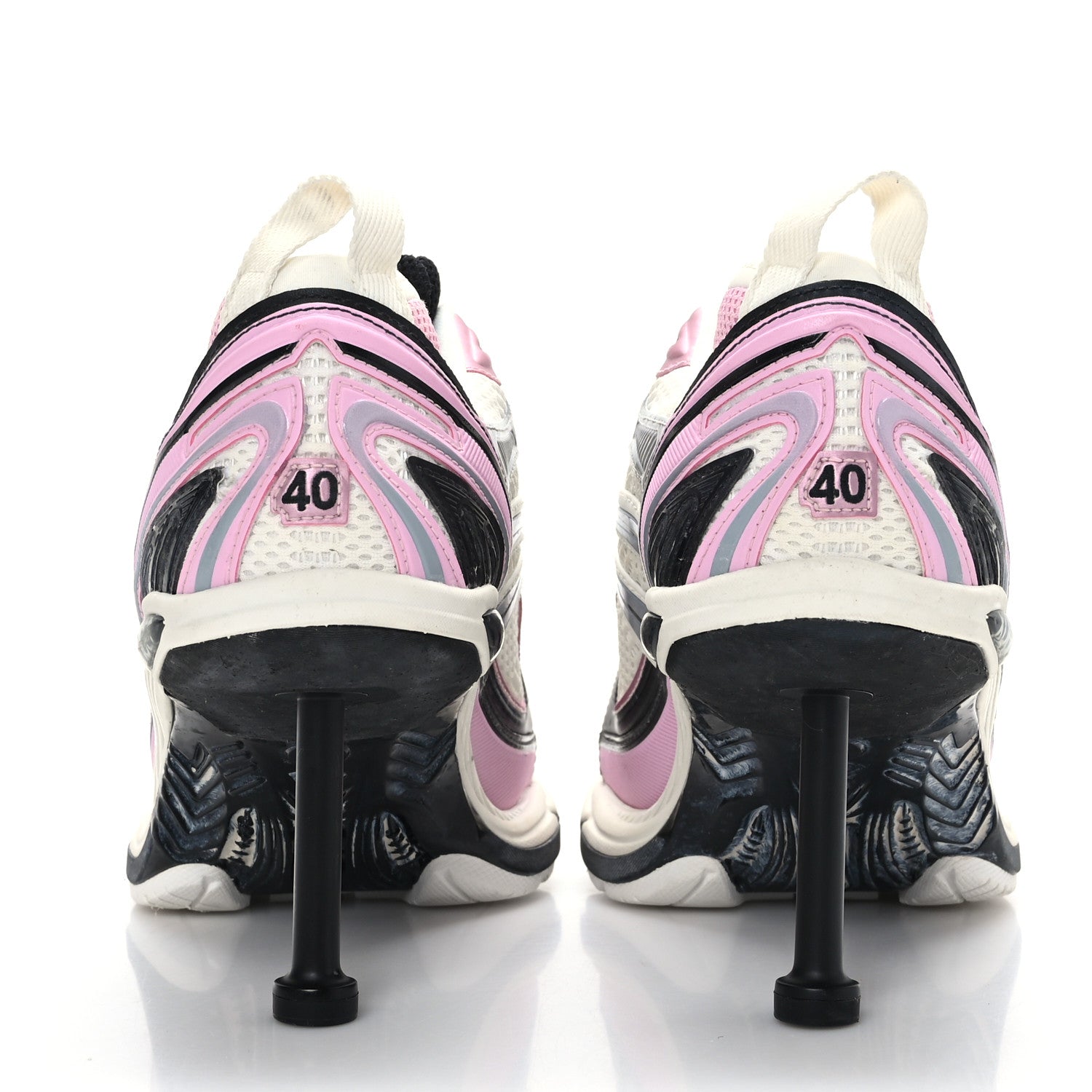 (WMNS) Balenciaga X-Pander Sneaker Heels 'White Pink Black' 669046W2RC65012
