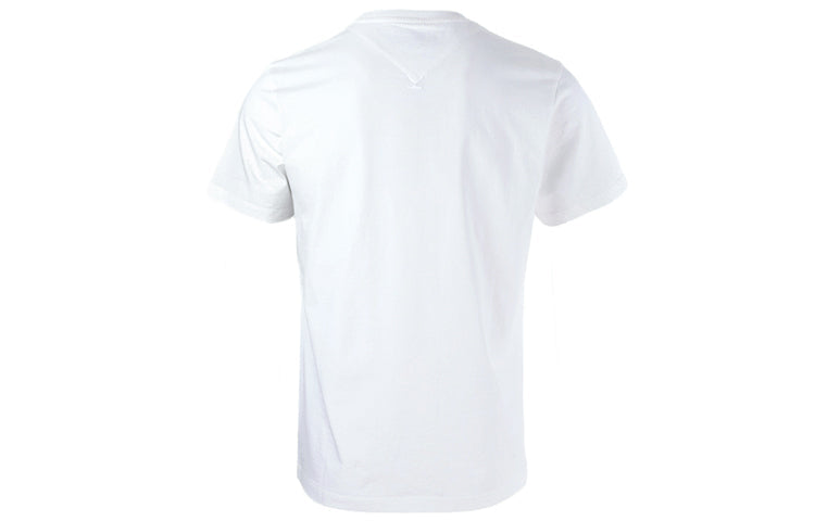 Men's KENZO SS21 Classic Logo Printing Short Sleeve White T-Shirt 5TS0004SJ-01B