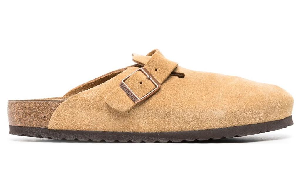 Birkenstock Boston Suede Leather 'Latte Cream' 1026181