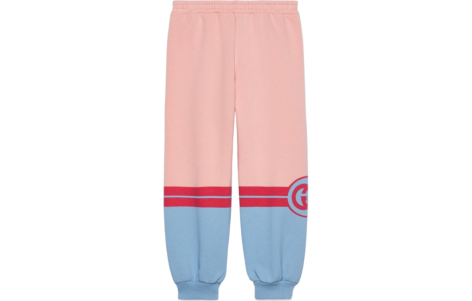 (GS) Gucci Felted Cotton Trousers 'Light Blue Pink' 772323-XJF5X-6372