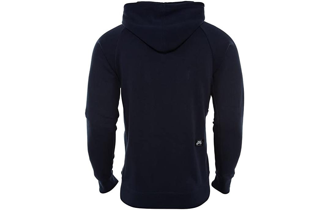 NIKE Sb Icon Banner Po Hoodie 'Navy' 860116-451